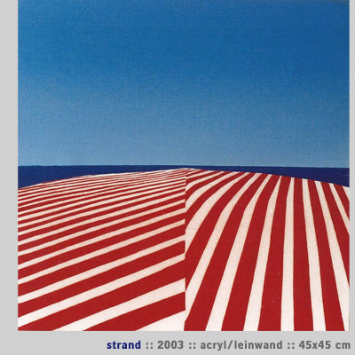 Strand, Acryl/Leinwand, 45x45cm, 2003