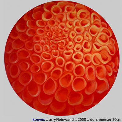 Konvex, Acryl/Leinwand, 2007, 24x30 cm