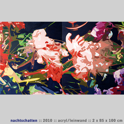 Nachtschatten, Acryl/Leinwand, 2010
