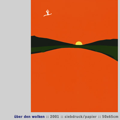 Manche, 2001, Siebdruck/Papier, 50x65cm